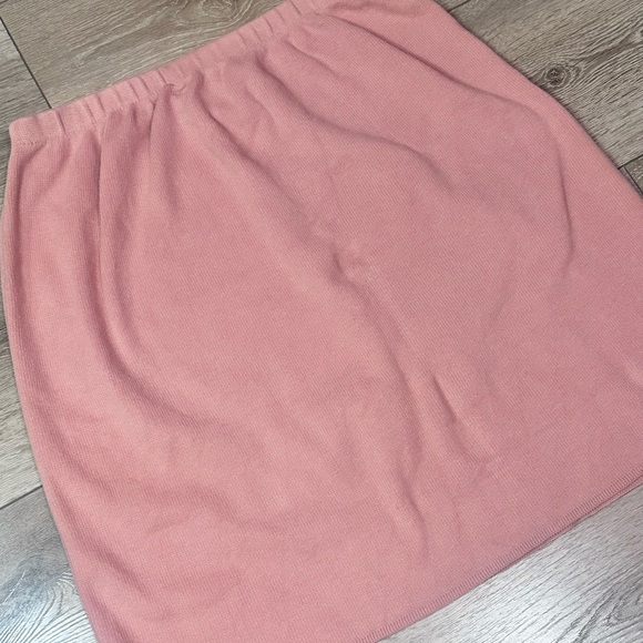 Vintage Eileen Fisher 80s Cotton Knit Skirt - Picture 4 of 10